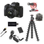 Canon EOS M50 II + 15-45 IS STM + Live Stream Kit
