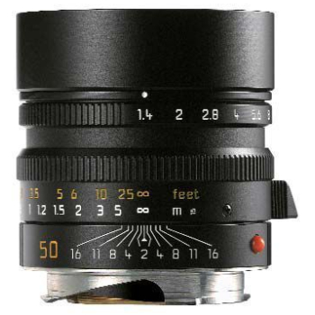 Leica M 50/1,4 Summilux asph. schwarz-eloxiert