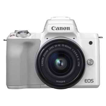 Canon EOS M50 + 15-45 IS STM weiß Demo-Ware