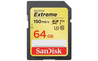 SanDisk SD 64 GB Extreme UHS-I (150/70)